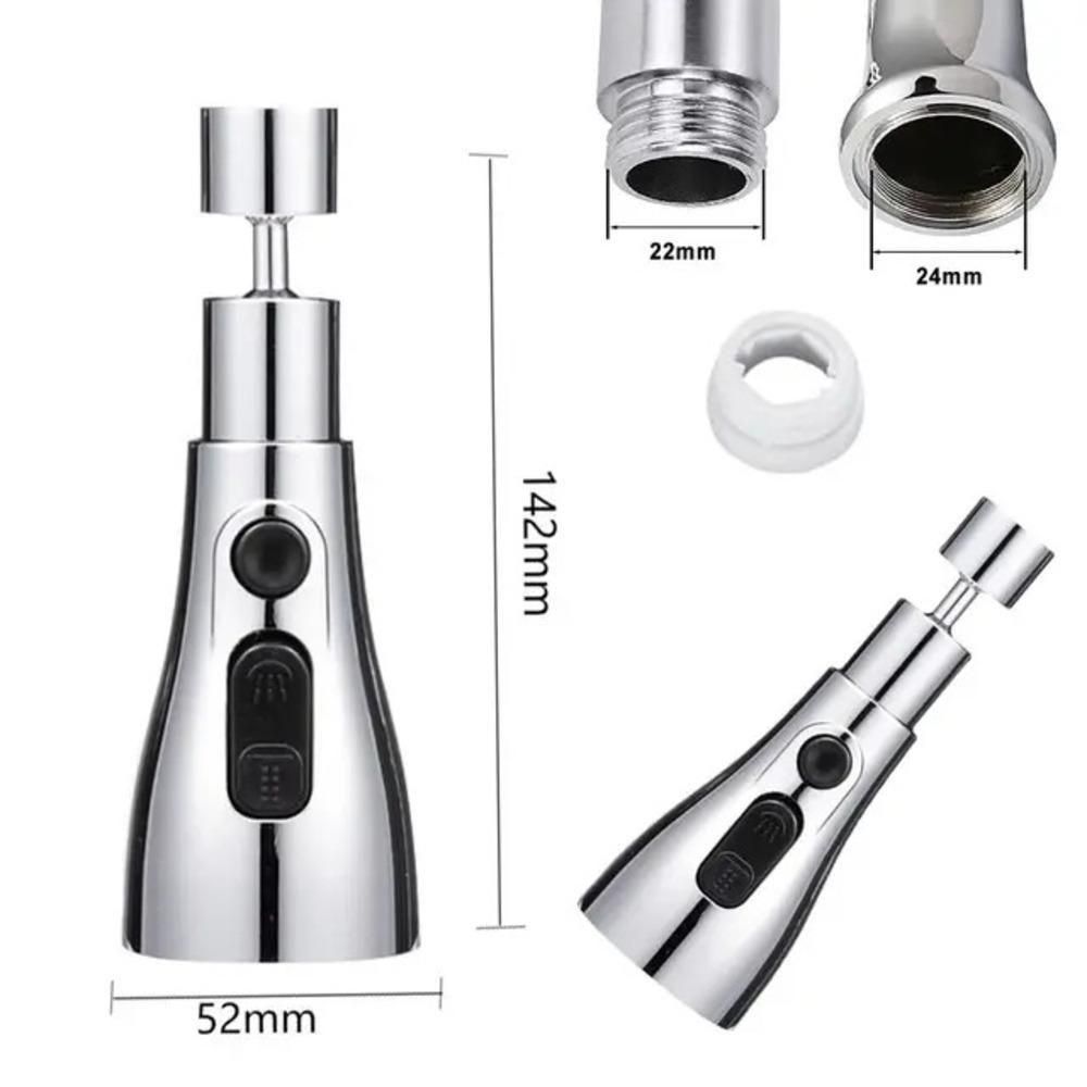 360° Rotating Kitchen Sink Faucet – 3 Modes (1 Pc)