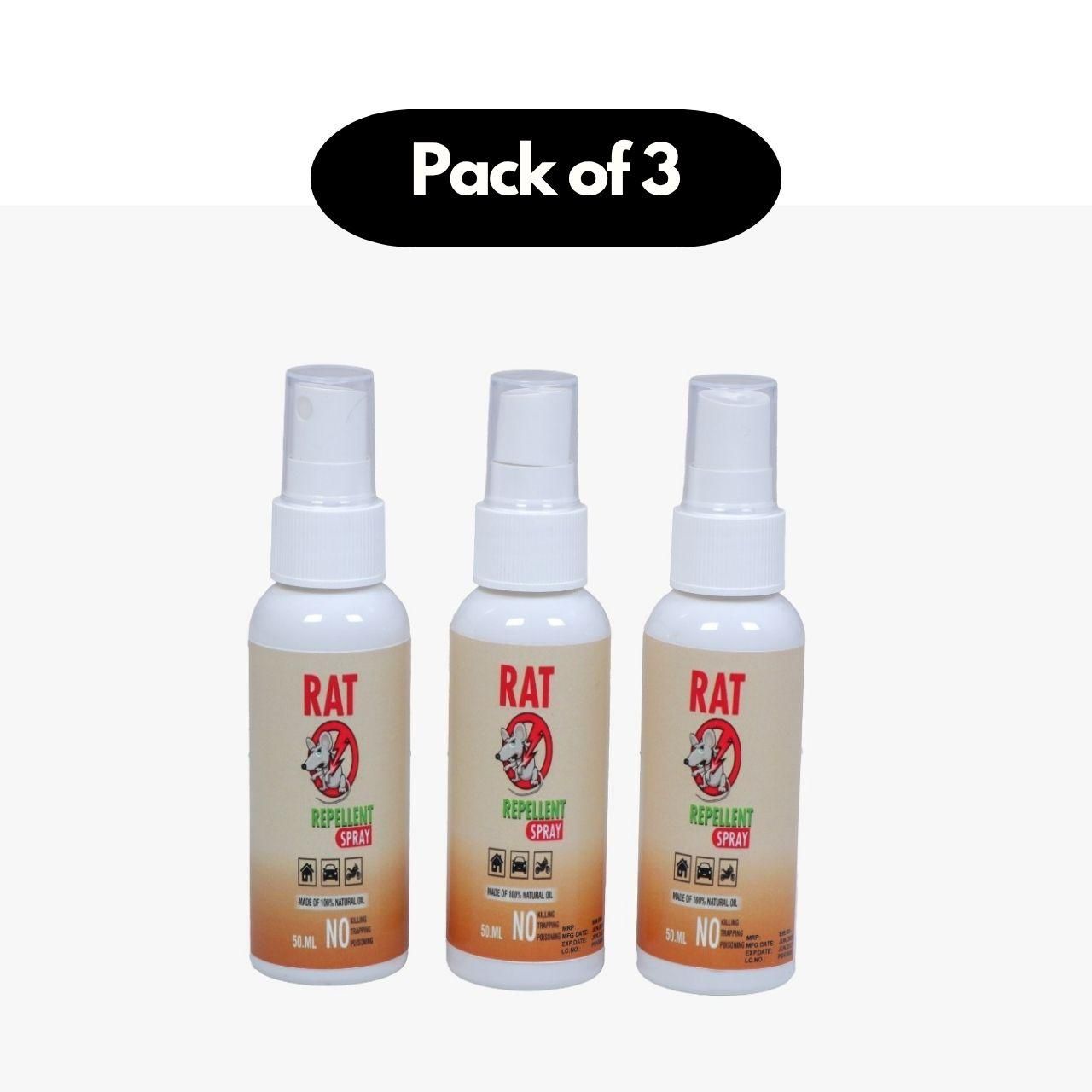 Rat Repellent Spreay 50ML (Pack of 3)
