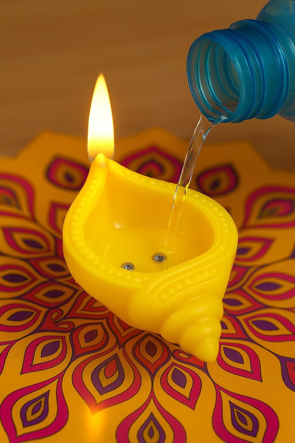 Shankh Water Sensor LED Diya