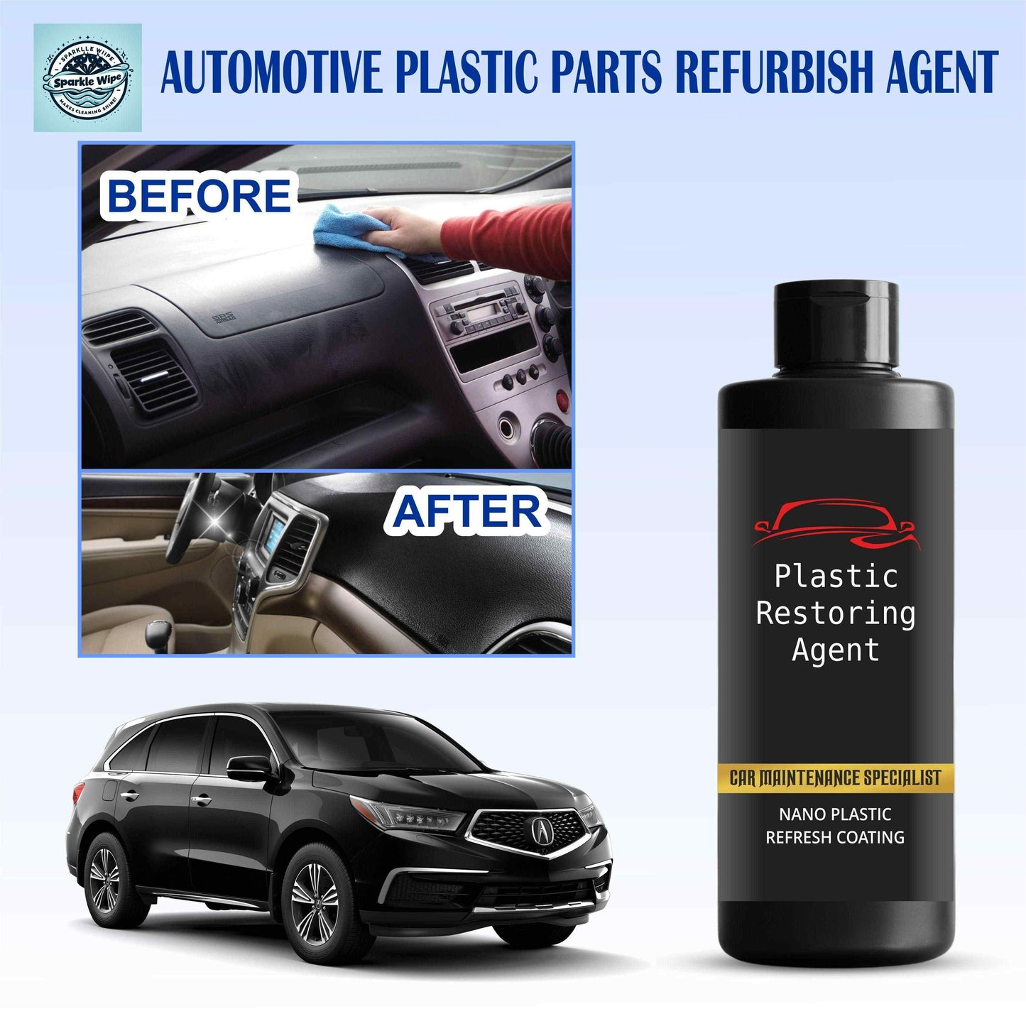 Plastic Revitalizing Coating Agent (Buy 1 Get 1 Free)
