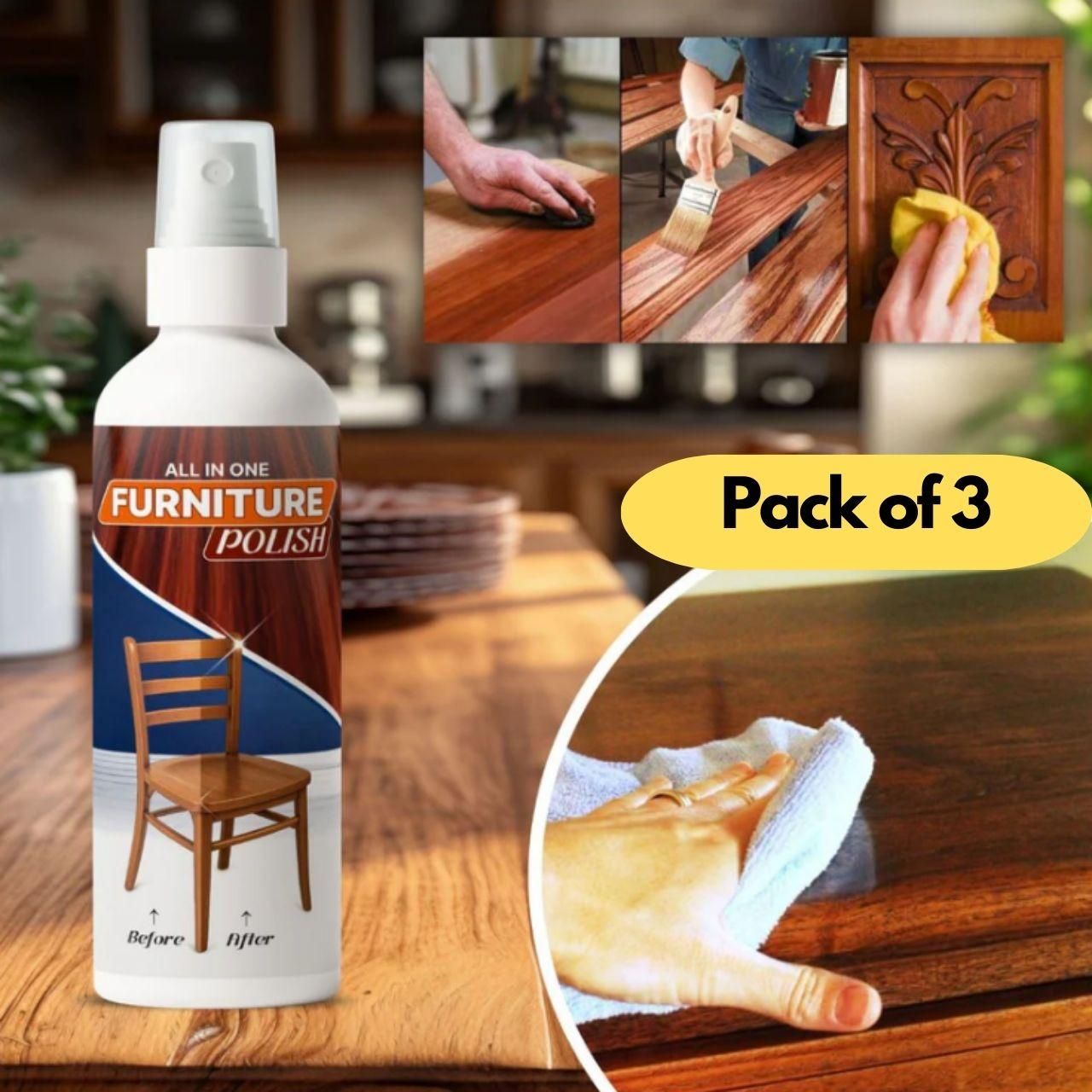 All In One Furniture Polish 450 gram (Buy 1 Get 2 Free)