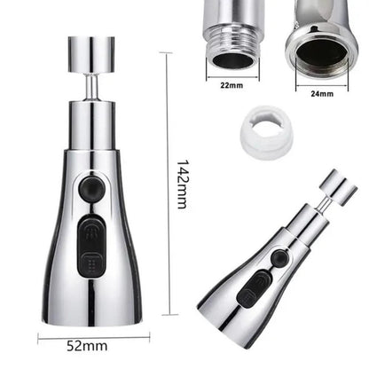 360° Rotating Kitchen Sink Faucet – 3 Modes (1 Pc)